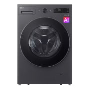 Vista frontal de Lavadora LG Carga Frontal 16Kg Gris Grafito AIDD™ Compacta  WO16EGNTS6P